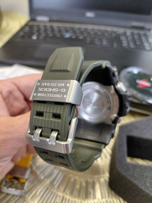 Casio gwg1000 zielony i zolty pasek