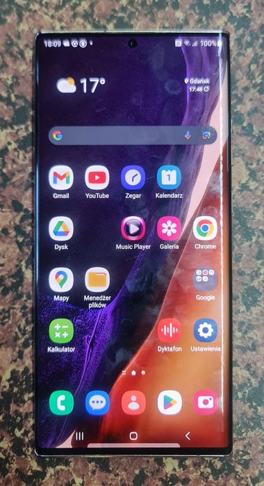 SAMSUNG Note 20 Ultra 12/256 Gda- Okazja