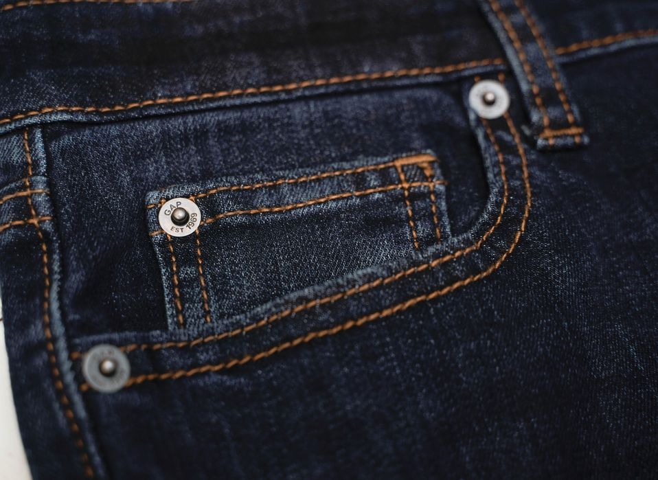 GAP | FOREVER LEGGING | Piękne Niebieskie Jeansy Damskie Skinny r.24R