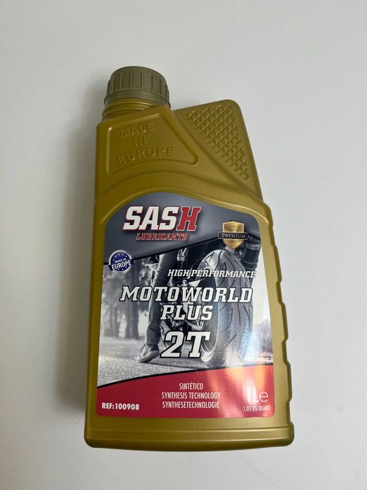 Масло моторное SASH MOTOWORLD PLUS 2T  1 литр