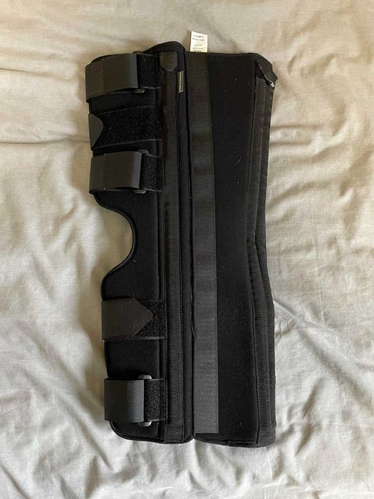 Бандаж 55см для жёсткой фиксации колена наколенник ортез тутор