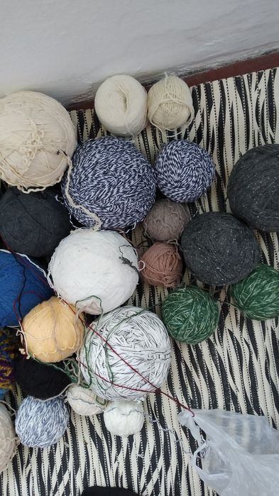 Продам нитки для вязания б/у