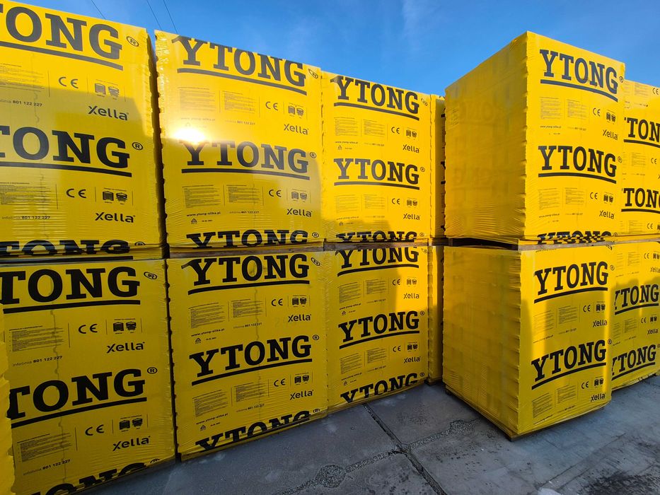 NAJLEPSZA CENA Beton komórkowy 24cm YTONG gazobeton solbet H+H MILICZ