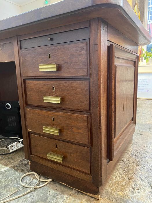 Secretária de madeira vintage maravilhosa!!!