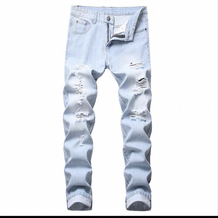 Джинси slim fit drip drill