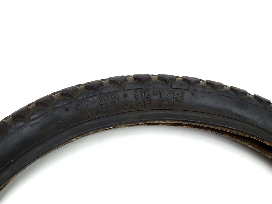 Opona Raleigh Super Grip 16x1,75 1979 rok Romet BMX Cross PRL