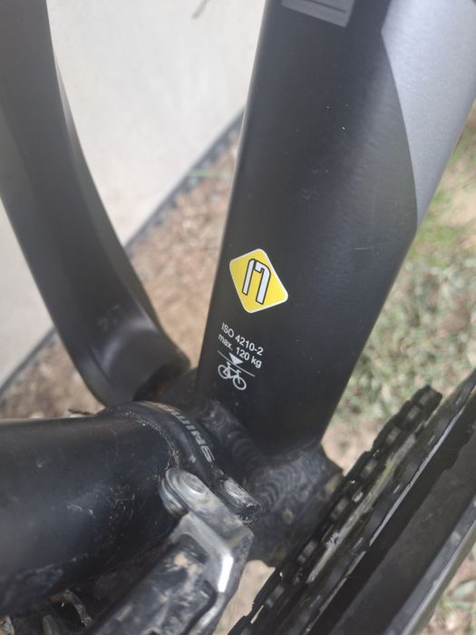 Rower Unibike prime 17 czarno-żółty