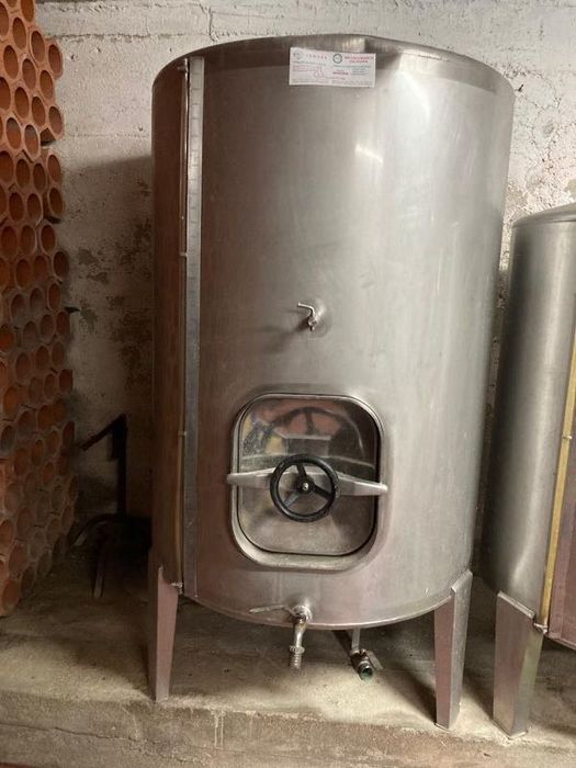 Cuba Inox Vinho ou outros líquidos-1000 Litros