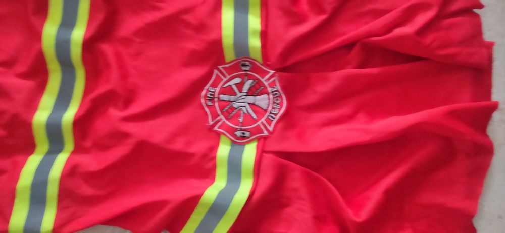 Disfarce Máscara vestido Bombeira