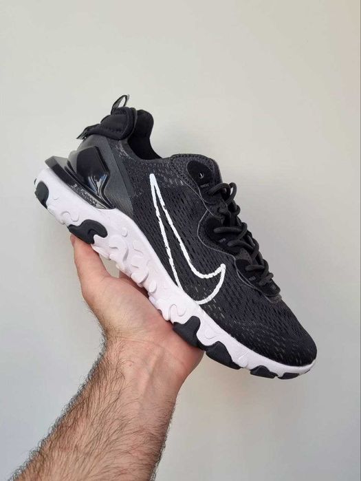 Чоловічі кросівки Nike React Vision "Black/White" Розміри 40-45