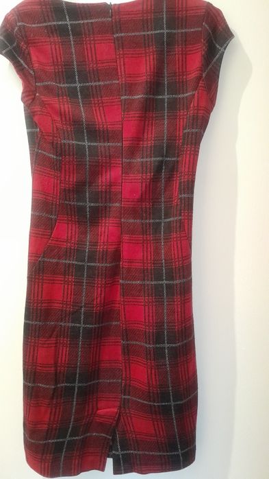 Vestido em xadrez