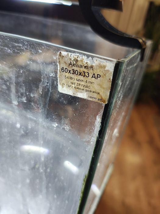 Akwarium 54L zestaw, szafka