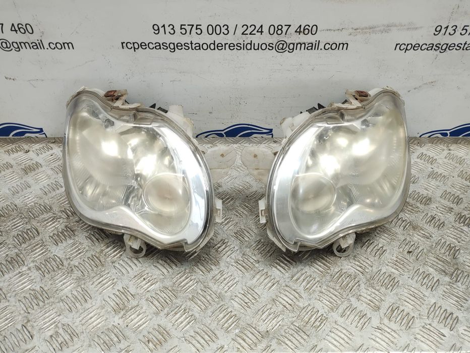 Óticas Ótica Esquerda Direita Original Smart Fortwo W450 Facelift 2002 a 2007