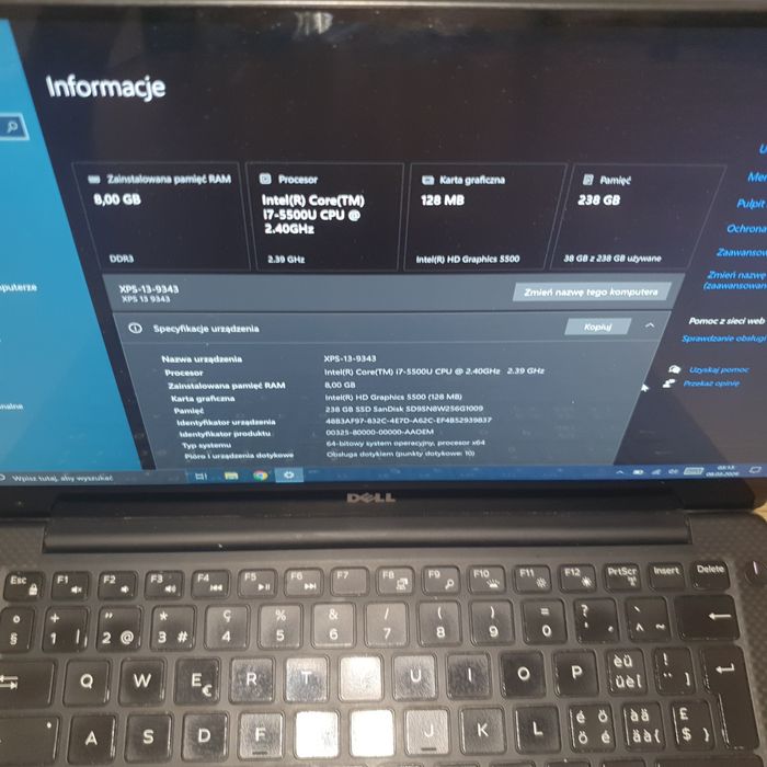 Dell xps 13 9343
