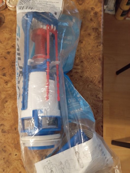 Zawór WC spustowy dwufunkcyjny