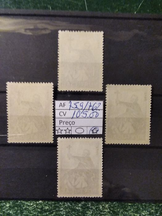 1952 Série 4° Centenário Da Morte De S° Francisco Xavier MLH *