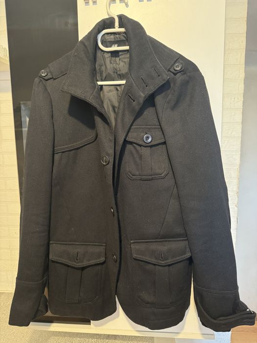 Płaszcz czarny H&M