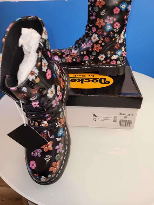 Buty dmaskie bitki Dockers by Gerli  Kolorowe kwiaty rozmiar 38