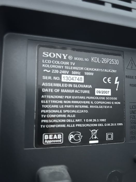 TV LCD Sony Bravia