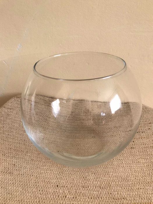 Круглий акваріум 3 л, ваза