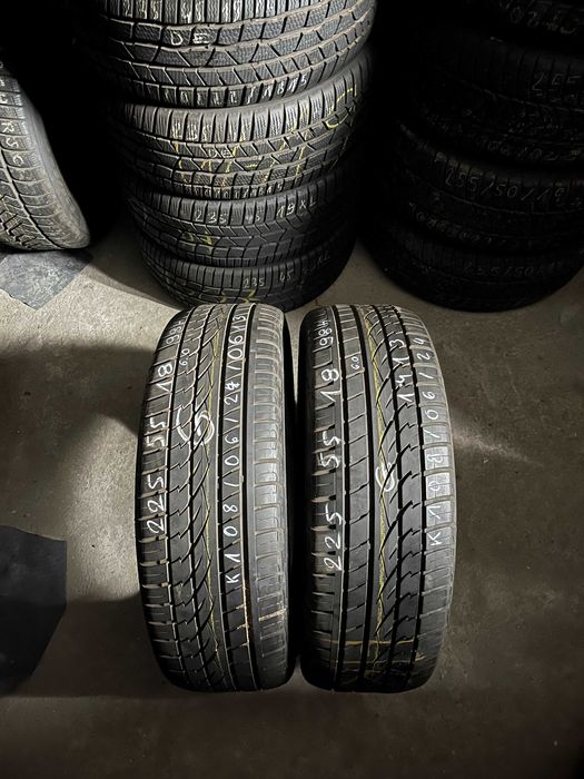 2 opony letnie używane 225/55R18 98 H Continental CrossContact UHP