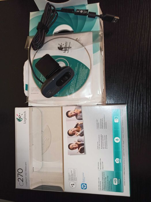 Веб камера Logitech Webcam C270 HD для Компьютера Вебкамера Новая