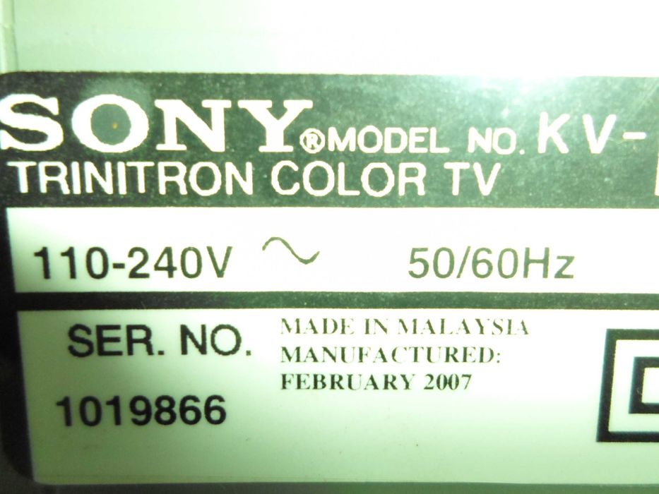 Телевизор SONY рабочий  (но пропали 2 цвета).