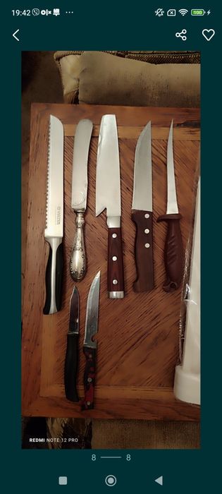 кухонні ножі вилки