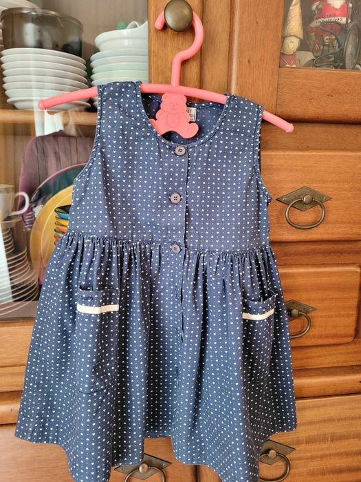 Vestido algodão, Petit Patapon, 18-24 meses, fresquinho