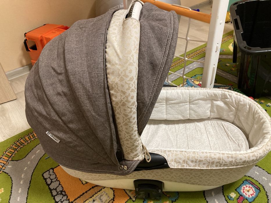 Adamex коляска 2 в 1 люлька для новонародженого