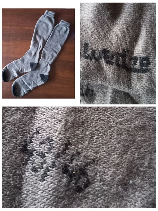 Wedze ciepłe długie skarpety 45/46