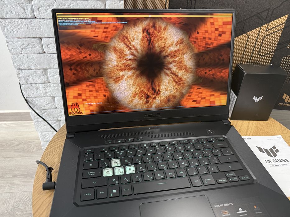 Asus DASH F15/RTX3060-6GB/2025/DD4/Пишіть перед замовленням!! (Б/у)