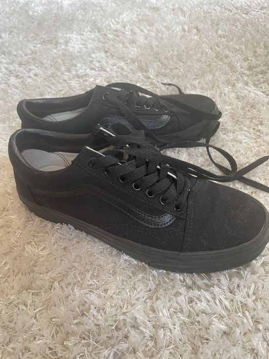 Vans чорні класичні 24,5 см