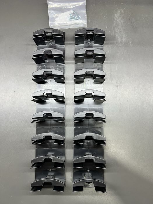 Organizador / Suporte de Parede para Bonés (Pack de 2) - Preto