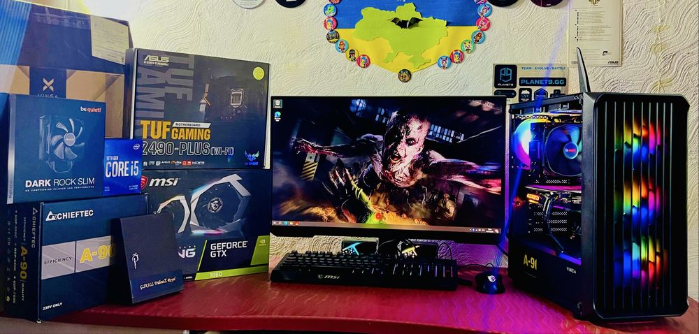 Потужний пк для ігор/новий/i5-10400f/GTX1660!компьютер