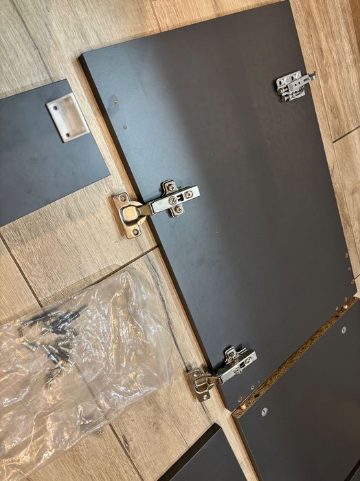 Szafka z umywalką kolor antracyt - bez baterii