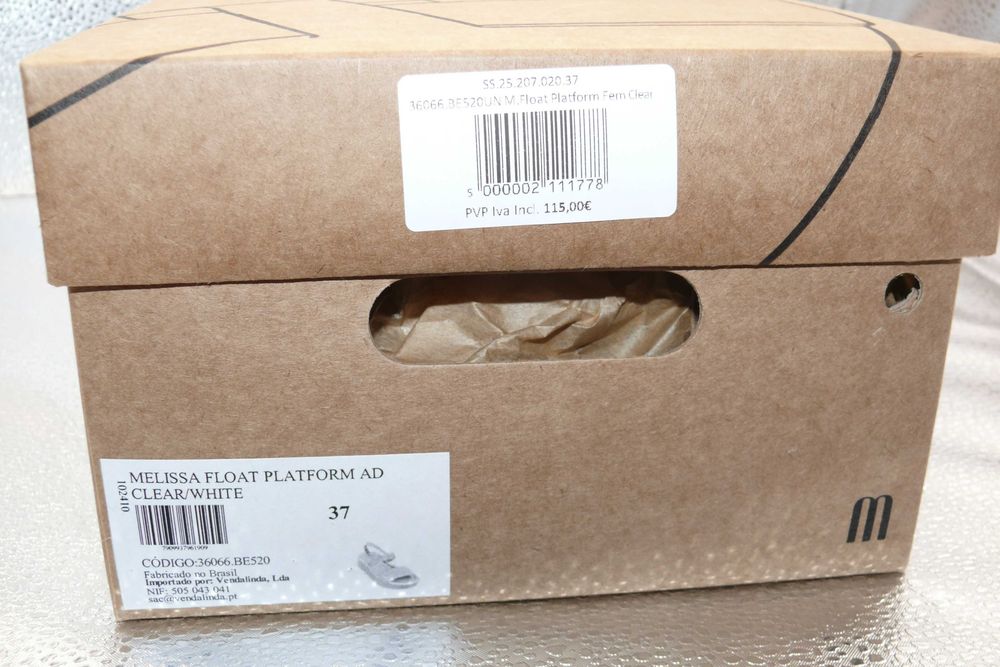 Sandalias Melissa, Plantaforma