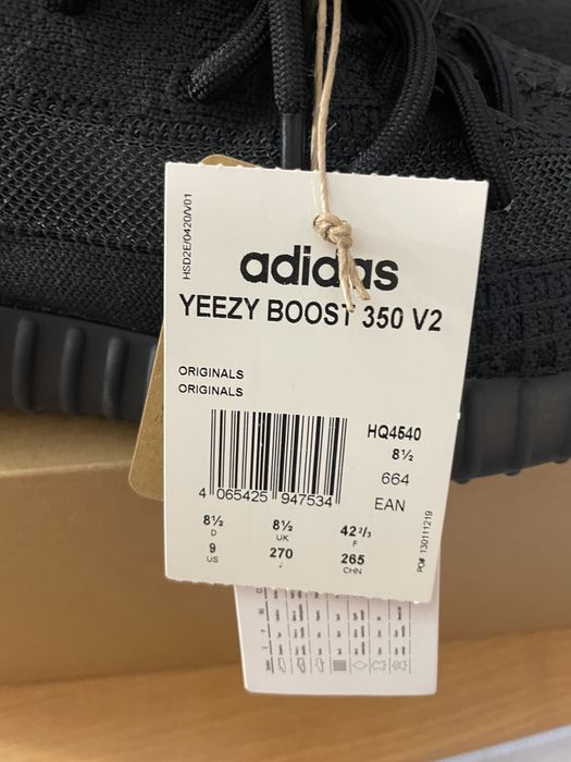 Adidas Yeezy 350 V2 onyx 42 2/3 NOWE!