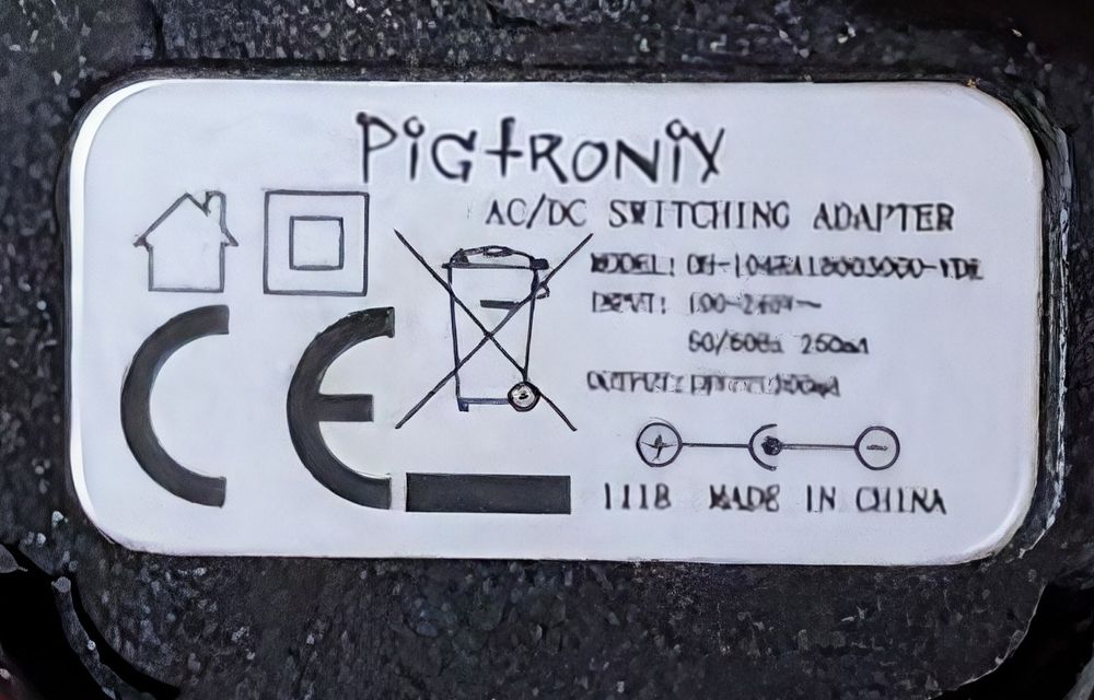 Адаптер Pigtronix 18V 300mA