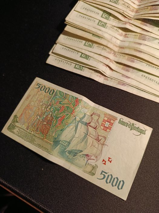 Notas 5000 escudos Vasco da Gama