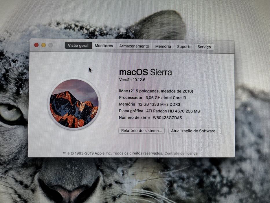 iMac em excelente estado com rato e teclado