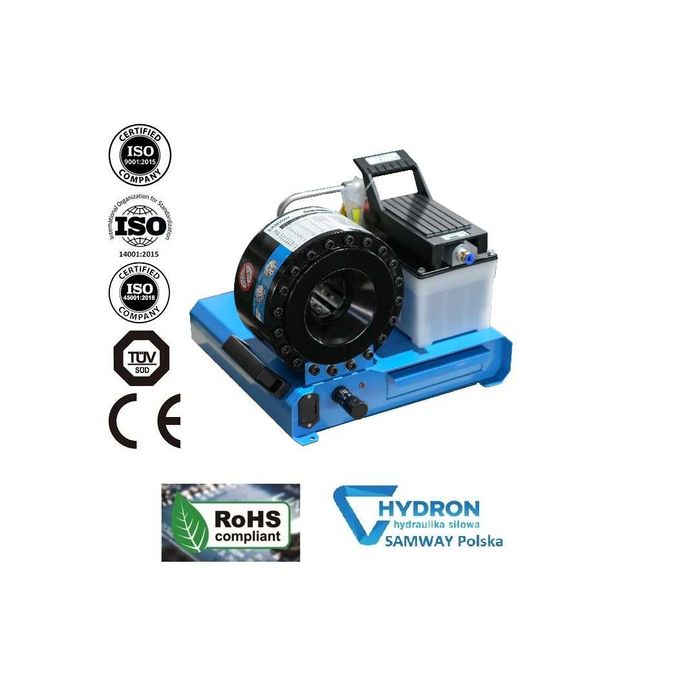 Zakuwarka do węży pneumatyczna SAMWAY P16AP + transport + gwarancja +