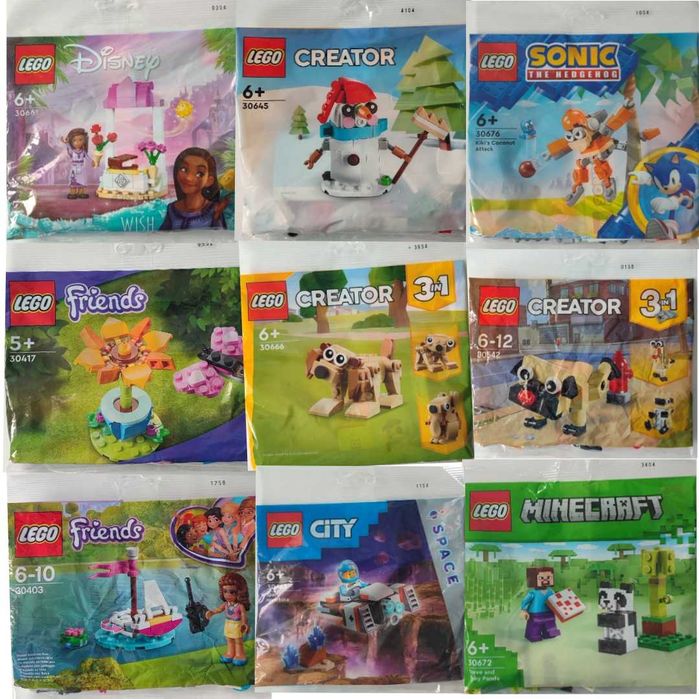 LEGO Полібеги — різні серії
