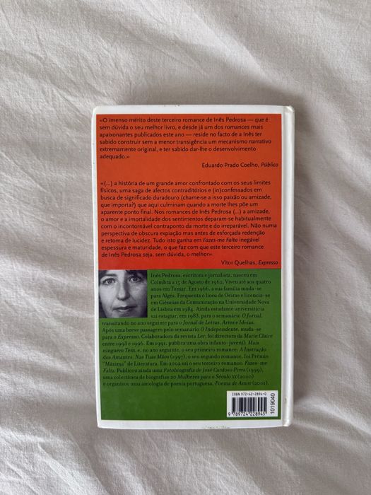 livro fazes-me falta de inês pedrosa