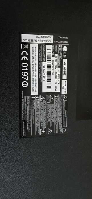 Telewizor LG 42 Cale Przystawka DVB-T2 HEVC  YouTube