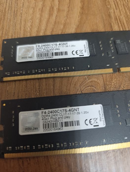 DDR 4 пам'ять оперативна 2 шт