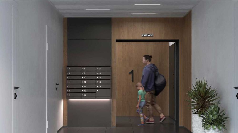 Однокімнатна квартира з великою кухнею