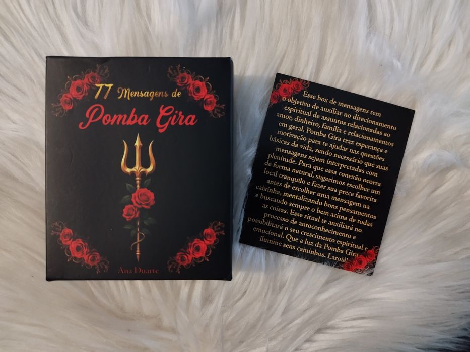 Baralho 77 Mensagens de Pomba gira