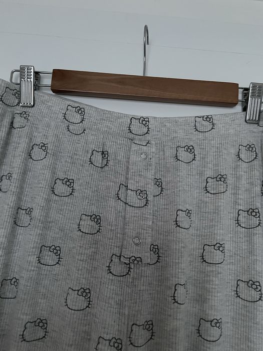Komplet piżama damska hello Kitty Forever 21 rozmiar M szara
