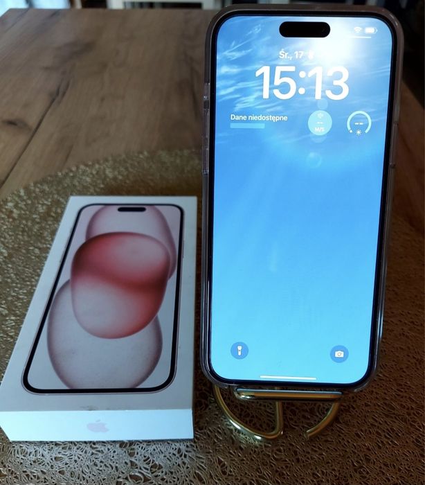 IPhone 15 plus różowy 128GB stan idealny jak nowy plus etui i szkło oryginalne